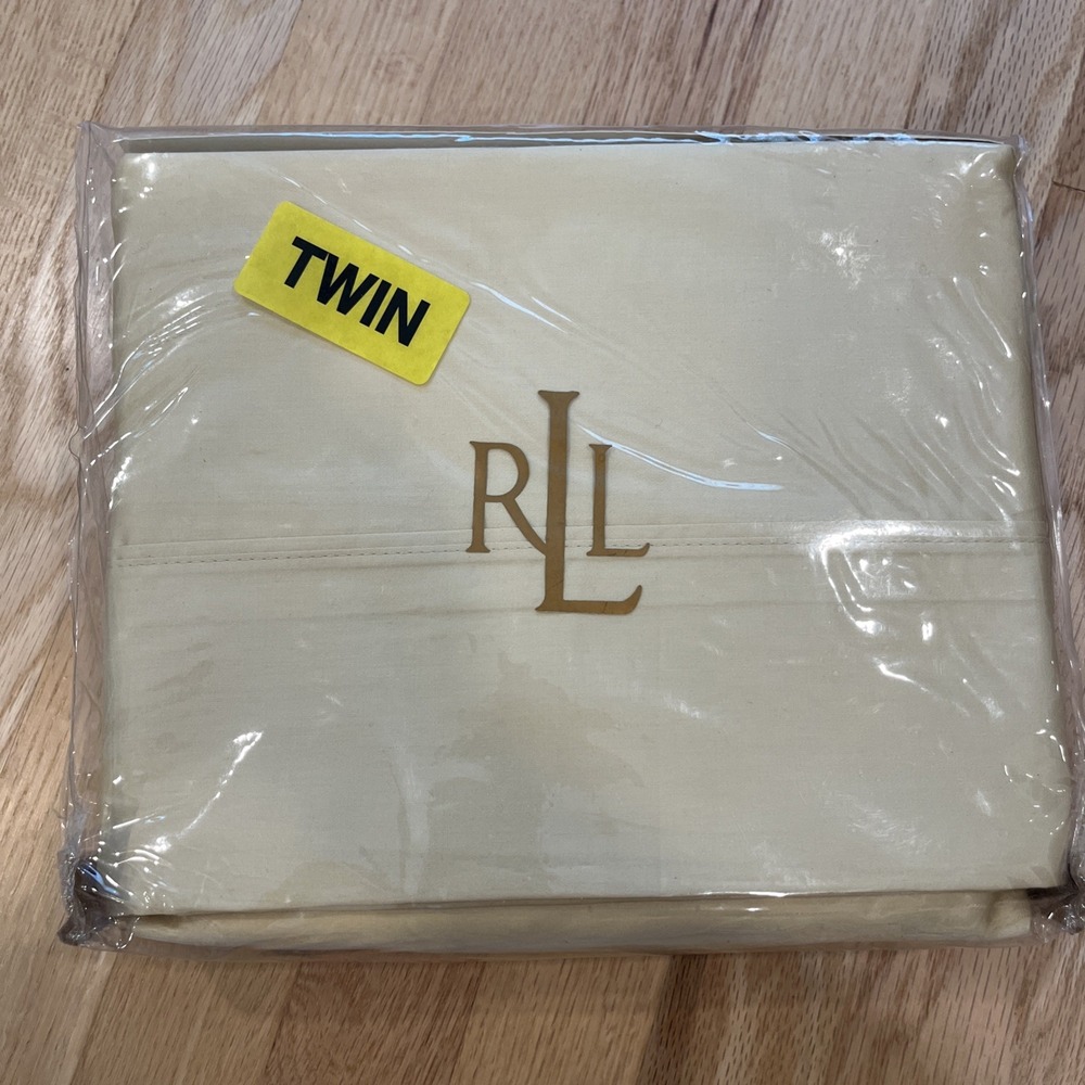 NEW Ralph Lauren Dunham Sateen 300 TC Twin Size Sheet Set